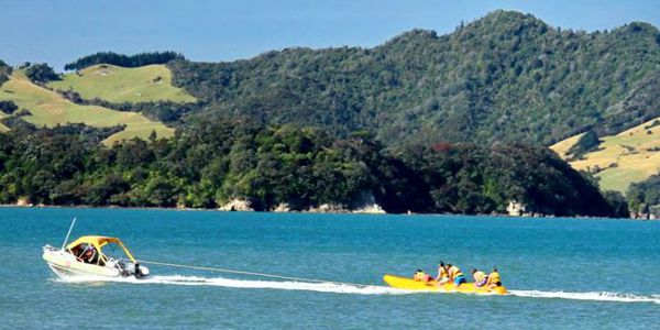 View of Banana Boat Mercury Bay from Whitianga Apartment
