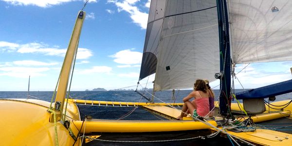 Boom Sailing Mercury Bay